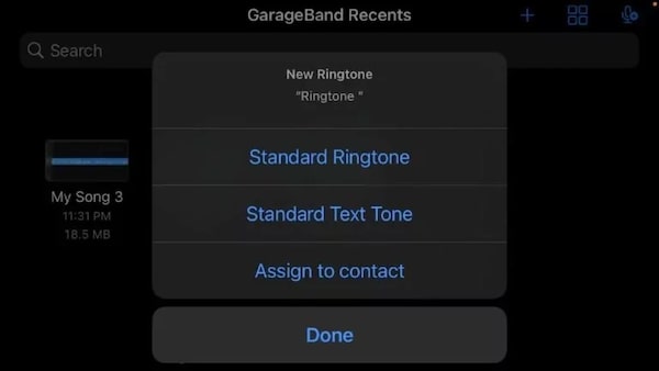 set ringtone type