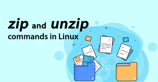 perintah ekstrak zip unzip file linux