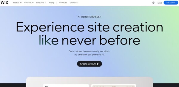 wix web builder ai