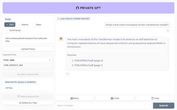 privategpt AI aplikasi desktop