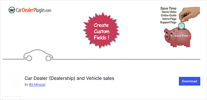 Plugin jual beli mobil wp car dealer