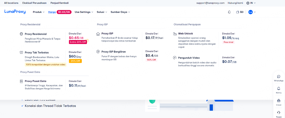 Lunaproxy wordpress 2