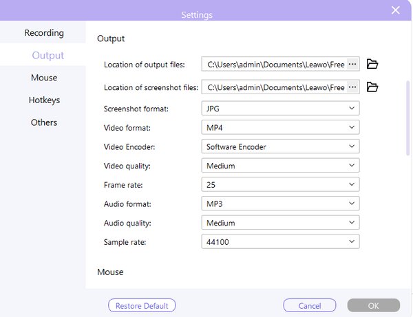 Leawo Screen Recorder 4